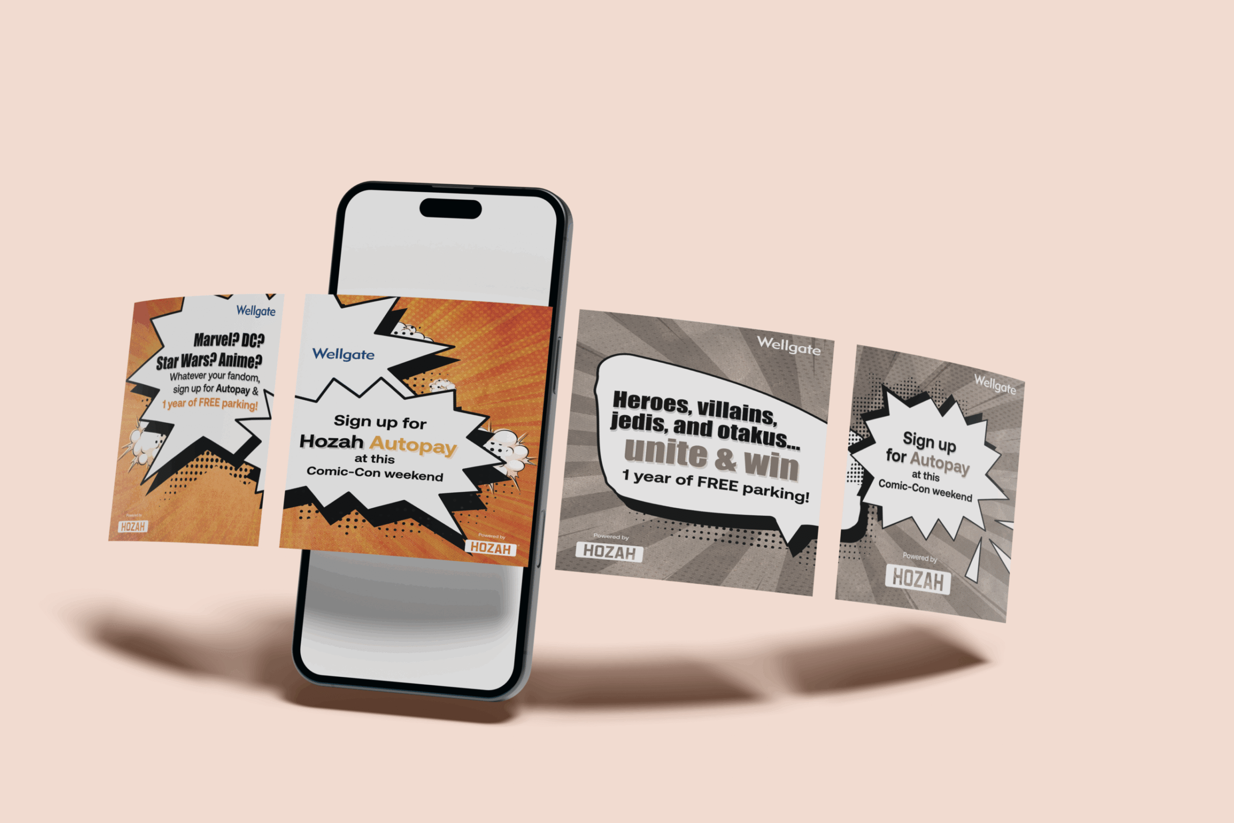 Hozah and Wellgate: Comic Con-ready with seamless parking